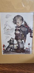 Hummel Wall Art Matted Unframed Print Ars Edition Art Is 10.5X7.5″ Matt 16X13″