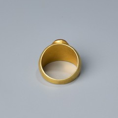 Roman Gold Ring with Carnelian Intaglio Circa 1st-2nd Century AD