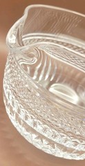 Edwardian Irish Hand Cut Crystal Wine Rinsers, Very Unique, Quality Pieces