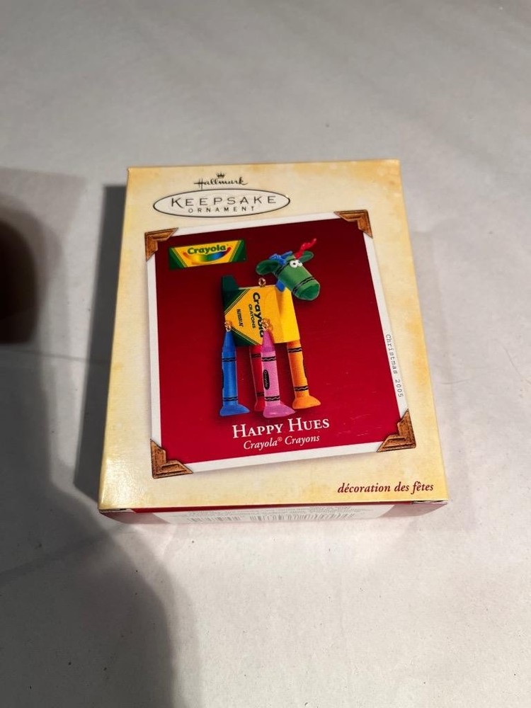 Hallmark Keepsake Ornament 2005 Crayola Crayons Happy Hues moose Horse NIB