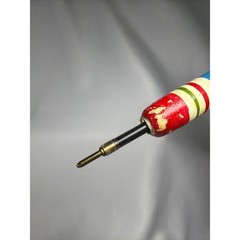 Unbranded Mexican Sombrero Folk Art Pen Unisex OS Red Blue Wood Vintage Souvenir