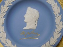 Vintage Wedgwood Blue Pair of Sweet Dishes Collectable Wellington & Napoleon