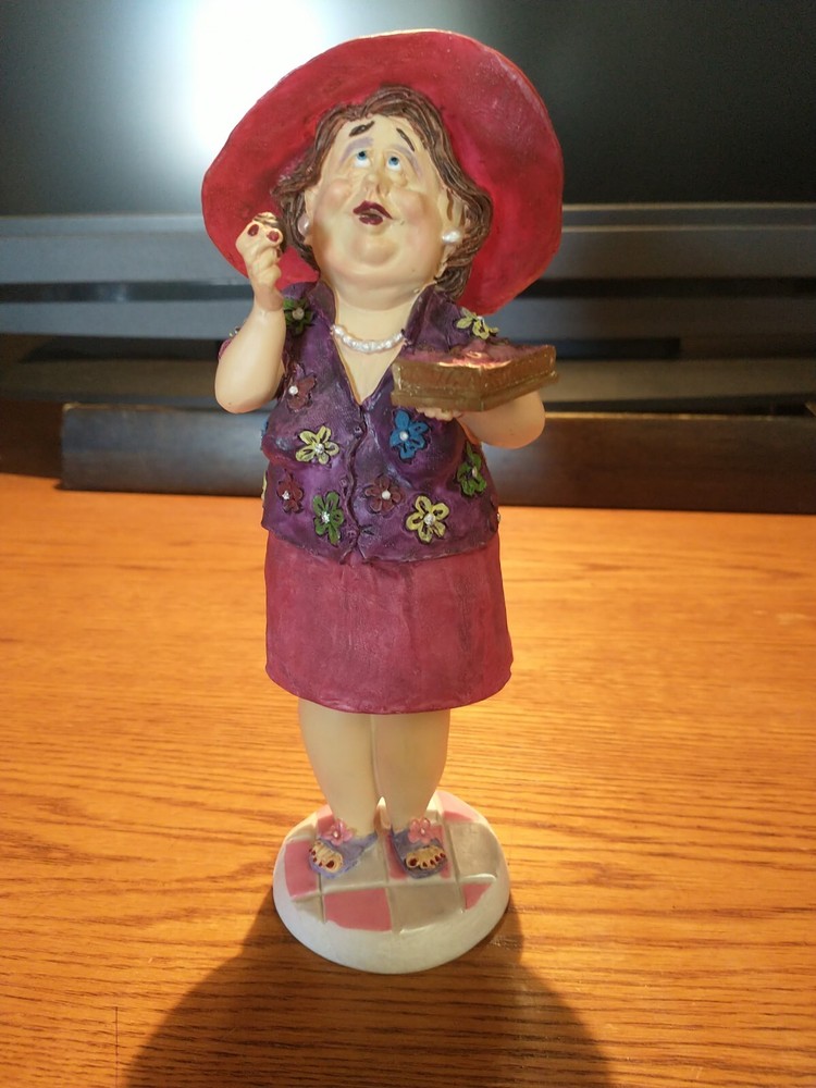 Foxy Ladies MABEL Bobblehead Figurine “IT’S MY BODY & I”LL EAT WHAT I WANT TO”