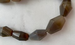 Ancient Agate Beads Islamic 1500 AD – Strand 2 – from Afghanistan 13 Beads