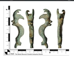 Rare Roman Candlestick Holder Zoomorphic Antique Metal Detecting Find AD 100-300