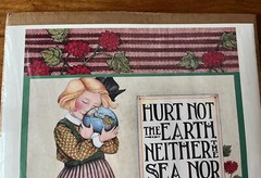 Mary Engelbreit Hurt Not the Earth Poster 16 x 20 Revelations 7:3 Unframed 1991