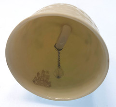 Vintage Belleek Shamrock 4.5″ Basketweave Bell Made in Ireland