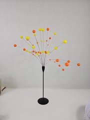 Space Plant Kinetic Abstract Sculpture Metal Art Modernist Mid Century Mcm
