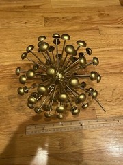VINTAGE UNIQUE ATOMIC SPACE STARBURST MOLECULE SPUTNIK SCULPTURE UNKNOWN ARTIST