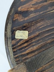 Norwegian Wooden Ale Bowl Norway Viking Vessel Trinket Candle Tray Metal Stamped