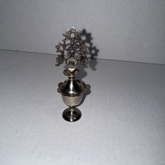 Rare Vintage Islamic Arabic Tribal Eye Liner Kajal Kohl Flask Metal Bottle