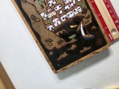 MCM Greece Greek Village Art Wall Décor Tile Terracotta By Angelo Tsakirakis