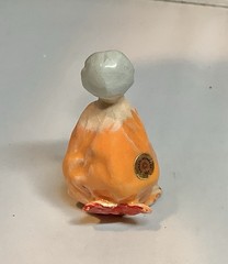 Hagen Renaker Little Horrible Bag In A Sack Orange With Original Label