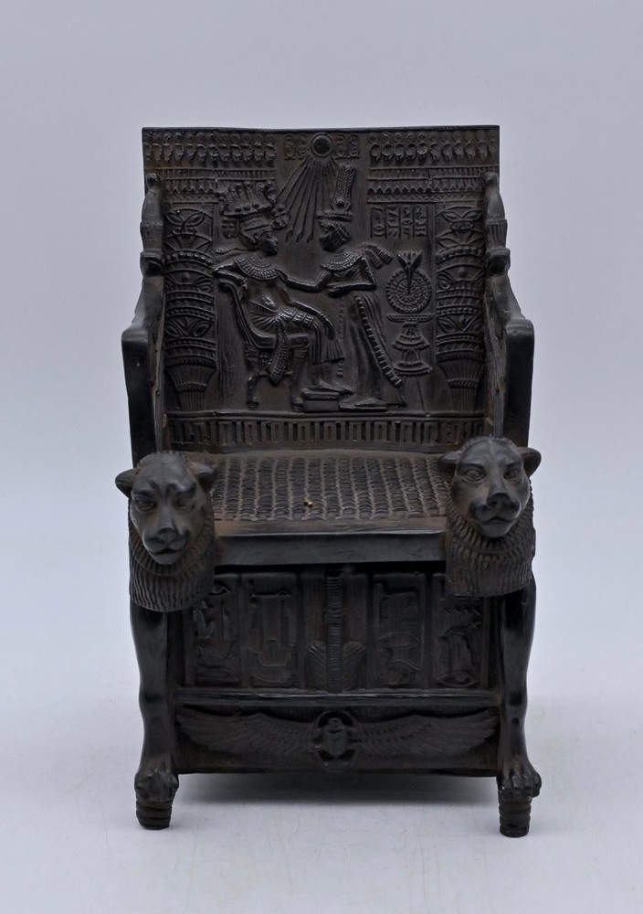 Egyptian Antiquities throne chair throne of the king tutankhamun Rare BC
