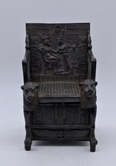 Egyptian Antiquities throne chair throne of the king tutankhamun Rare BC