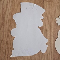 Vintage Hallmark Snowman Centerpiece Christmas Decoration – 1970s 1980s Die-Cut