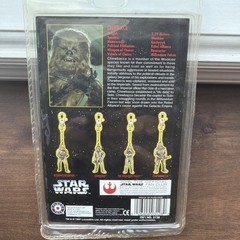 Star Wars Chewbacca Die Cast Metal Keychain Placo 1997 No. 3218 Unopened Package