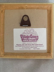 Pressed English Flowers Village Green Country Crafts England Framed Pair Signed