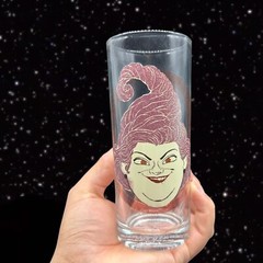 DISNEY HOCUS POCUS 10oz Glasses Sanderson Sisters Halloween 6”T 2.5”W Set Of 4