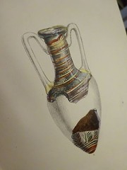 Antiquities Archaeology Glass Antique Lithograph Froehner Wilhelm 1903 Print 14