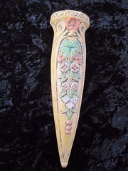 Antique Ceramic Flower Holder That Hangs on A Wall Made In Japan