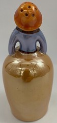 Vintage Noritake Art Deco Lustre Lady Shaker Japan 1900-1940