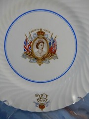 Vintage Birgess & Leigh Queen Elizabeth Coronation 1953 9-3/4″ Plate