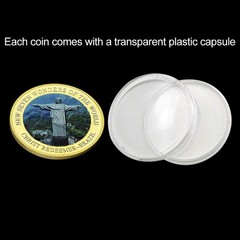New Seven Wonders of The World Commemorative Coin Christ The Redeemer Brazil