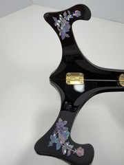 Handmade Oriental Mother of Pearl Plate Inlaid Traditional Circle Art Decoration