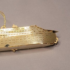 Norwegian Cruise Ship Gold Plated Metal Christmas Ornament Norway Cruise Line