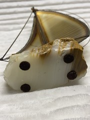 Vintage Silver Sail Boat Sculpture SIGNED Onyx Stone Base John DeMott
