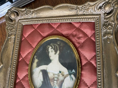 Set of VTG Victorian Cameo Of An Unknown Lady Sir William Charles Ross R.A Frame