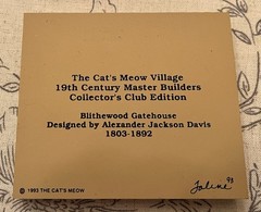 The Cats Meow Village 1993 Trinity Church Boston MA Blithewood Gatehouse Bard NY