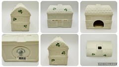 Lot Of 6 Vintage Belleek Irish Shamrock Porcelain Harp Murphys Pub St Patrick’s