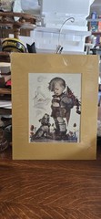 Hummel Wall Art Matted Unframed Print Ars Edition Art Is 10.5X7.5″ Matt 16X13″