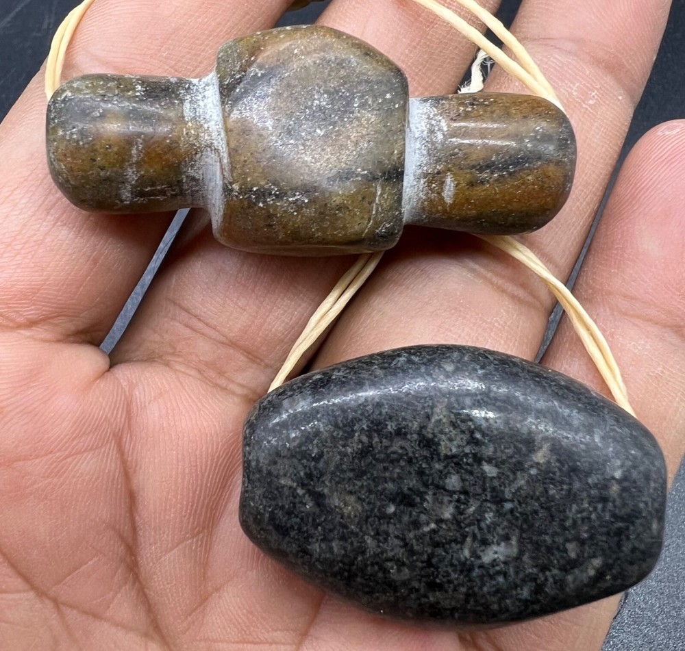 Collection Of Pair Ancient Bactrian Jasper Stone & Tiger Indo Greek