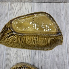 Vintage Arnel’s Brazil Brazilian Nut Candy Trinket Dish Lid Ceramic Rare