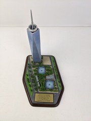 One World Trade Center by The Danbury Mint 10.5” Original Foam And Box