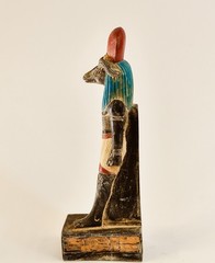 Antique Style Statue of Ancient Egyptian God Khnum Made in Egypt