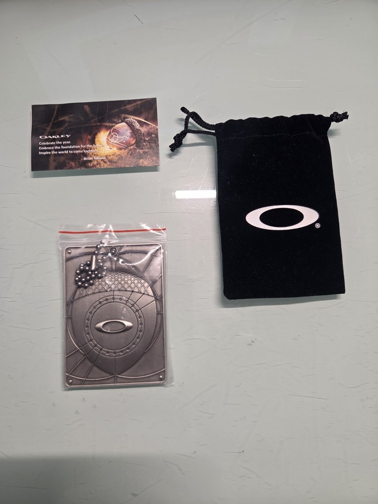 Oakley 2023 Future Genesis “Acorn” Christmas Ornament / Metal Tag