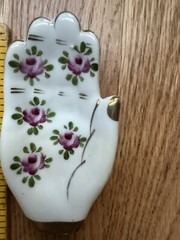 An Trice Hand-Painted Trinket Dish Ring Dish Jewelry Holder
