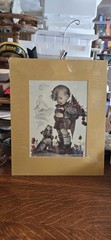 Hummel Wall Art Matted Unframed Print Ars Edition Art Is 10.5X7.5″ Matt 16X13″