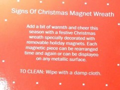 Avon Signs of Christmas Magnetic Wreath in Original Packaging