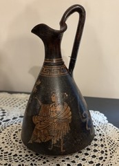 Ancient Greek Oinochoe (wine jug) museum replica