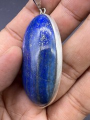 Very Natural Old High Grade Lapis Lazuli Stone Antique Pendent From Afghanistan