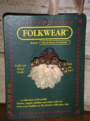 Boyds Bears 1995 ~NA-NICK OF THE NORTH~ FOLKWEAR PIN STYLE #2650