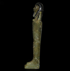 Ancient Egyptian Antiques Ushabti Hieroglyphs Faience Green Burial Figure BC
