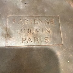 Fabienne Jouvin Paris Cloisonné Enamel Copper Tea Canister Lidded Jar 7” Signed