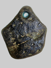 300 BC Ancient Carved Engraved Gemstone Pendant Medallion Wearable Amulet Unisex