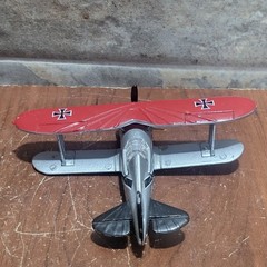Cast Metal Aluminum Grumman Gulfhawk Airplane German Fighter Biplane
